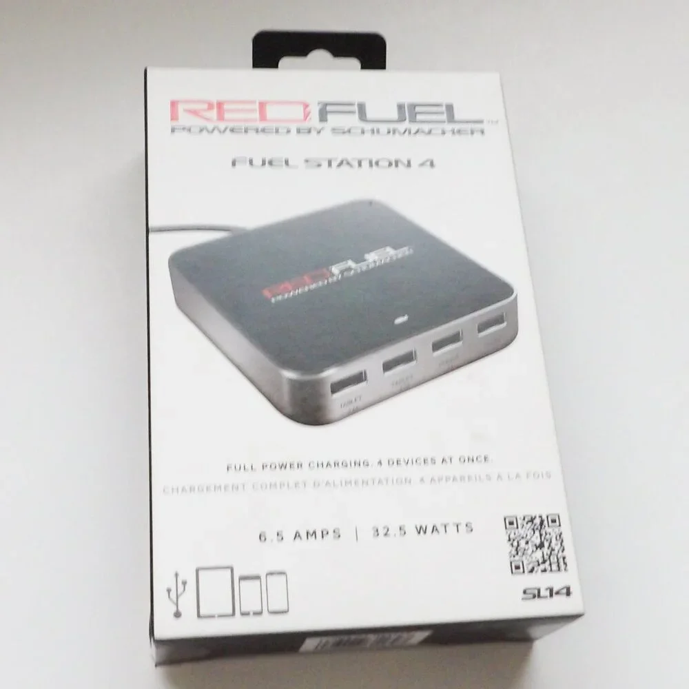 Red Fuel 4 Device Charging Station Brand New Charge Phones & Tablets